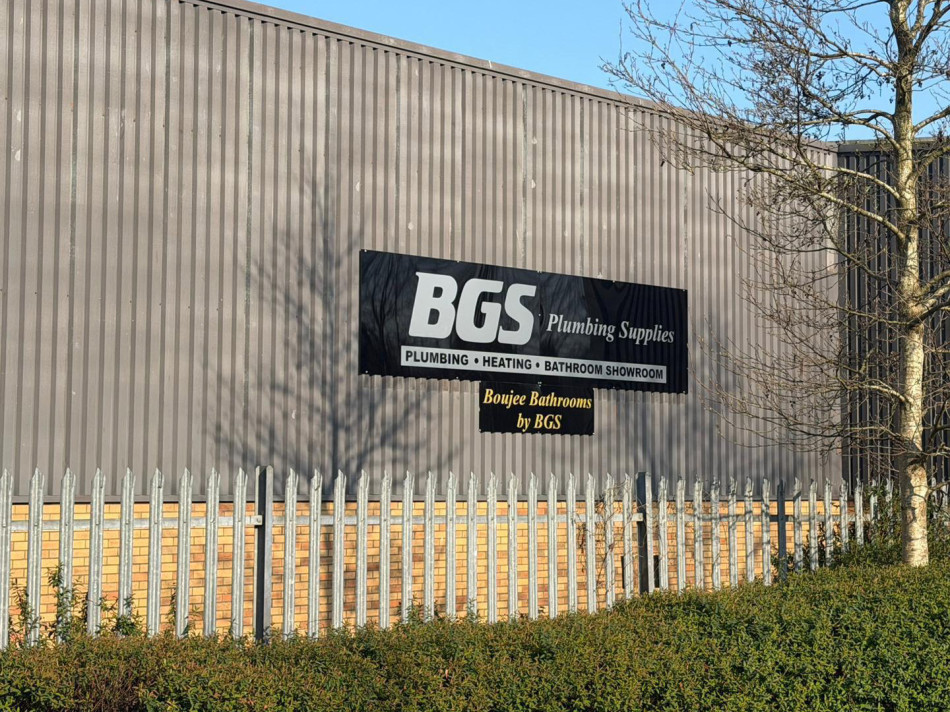 Exterior shot of the outside of a business