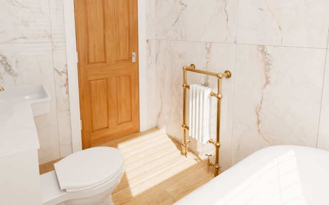 Sophisticated Bathroom with Elegant Design